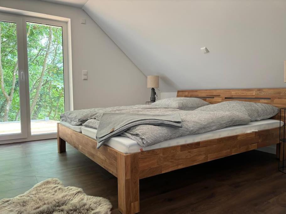 Zur Donauinsel Apartment Бад Абах Екстериор снимка
